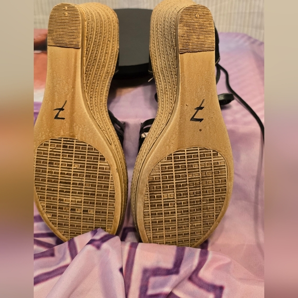 #3313 La Lexi Huaraches high heels leather laces up women's shoes - Picture 8 of 8